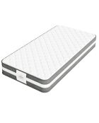 Matelas Leon gris/blanc - 80x200 cm