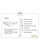 Ensemble Matelas + 2 Sommiers Vasco bleu/blanc - 2x90x200 cm