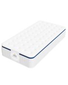 Ensemble Matelas + Sommier Vasco bleu/blanc - 90x190 cm