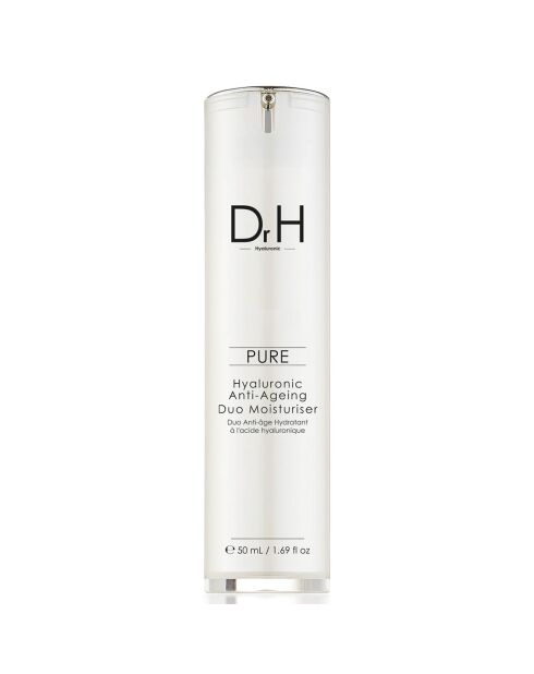 Duo hydratant anti-âge à l'acide hyaluronique Dr H - 50 ml