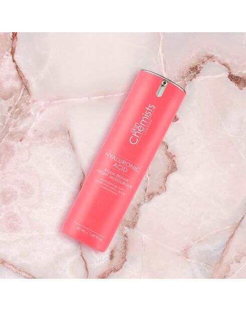 Crema de noche reparadora Aqua Repair con ácido hialurónico SC, 50 ml