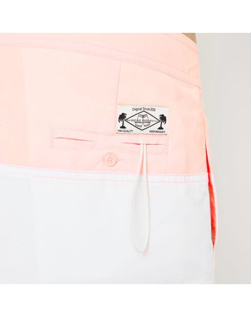 Austral Badeshorts in Hellrosa/Weiß