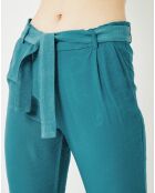 Pantalon fluide Cado turquoise
