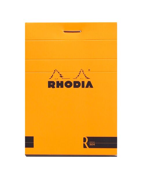 3 Blocs agrafés n°11 70 feuillets lignés oranges - 7.2x10.5 cm