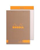 Bloc agrafé n°16 70 feuillets lignés taupe - 14.8x21 cm