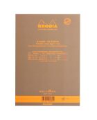 Bloc agrafé n°16 70 feuillets lignés taupe - 14.8x21 cm