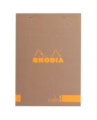 Bloc agrafé n°16 70 feuillets lignés taupe - 14.8x21 cm