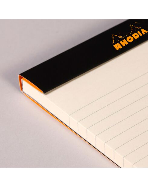 3 Blöcke Nr. 12, zusammengeheftet, 70 orange linierte Blätter, 8,5 x 12 cm