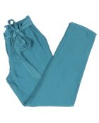 Pantalon fluide Cado turquoise