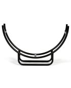 Porte-buche acier arche noir - 48x38.5x42 cm