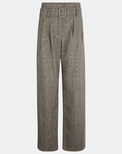 Pantalon en Laine mélangée John gris chiné