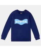 Sweat Logo  bleu foncé