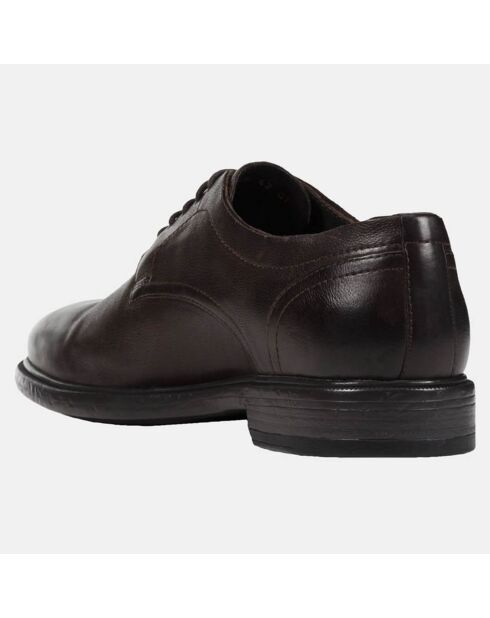 Derbies en Cuir Terence marron foncé