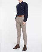 Pantalon de costume Slim Fit Blake à carreaux beige/marron