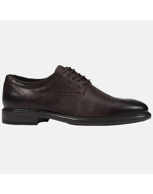 Derbies en Cuir Terence marron foncé