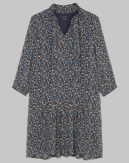 Robe Suzie imprimée à fleurs multicolore