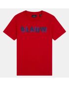 T-Shirt Blauw rouge