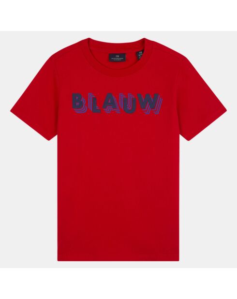 T-Shirt Blauw rouge