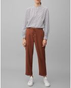 Chemise imprimée blanc/bleu