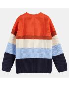 Pull Color Block multicolore