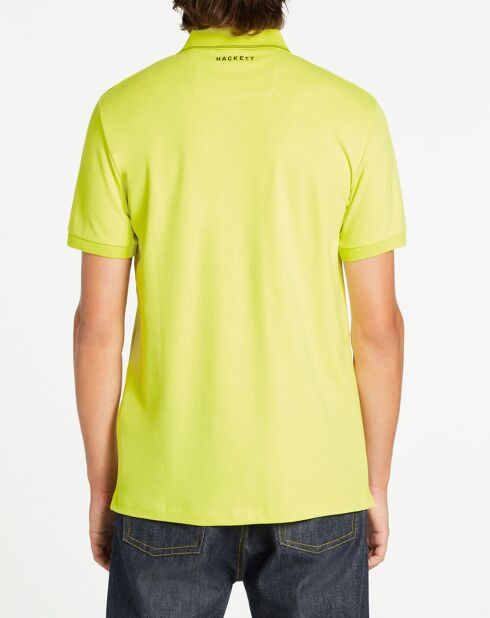 Polo col zippé Aston Martin Racing jaune