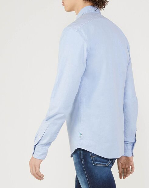 Camicia Oxford regular fit blu chiaro