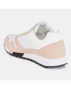 Baskets Manta Retro rose/blanc