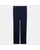 Pantalon chino slim bleu marine