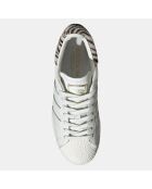 Baskets en Cuir Superstar Bold blanches