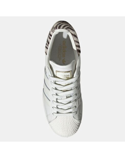 Baskets en Cuir Superstar Bold blanches