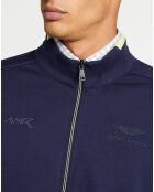 Sweat en Jersey col montant bleu marine