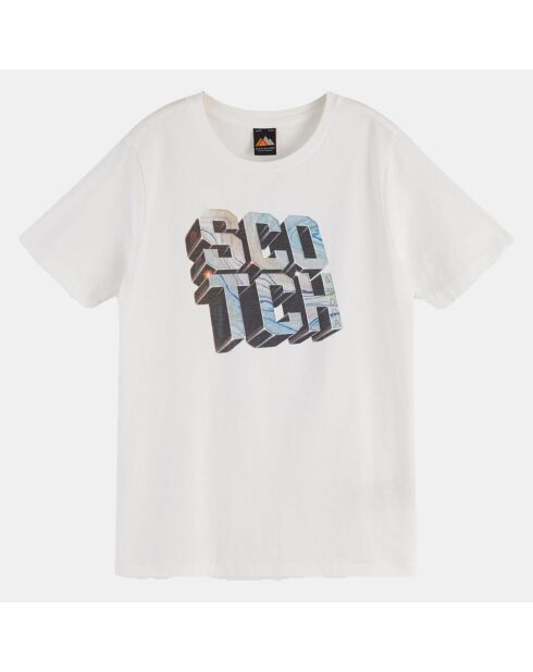 T-Shirt en Coton biologique Scotch blanc