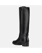 Bottes en Cuir Felicity noires