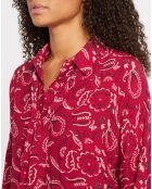 Blouse Lamia rouge