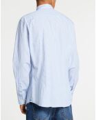 Chemise Slim Fit à rayures  bleue