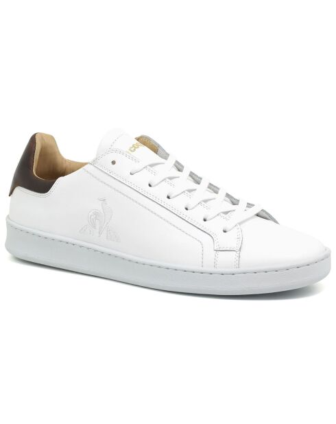 Baskets Avantage blanc/marron