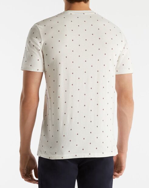 T-Shirt Microprint écru