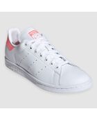 Baskets en Cuir Stan Smith blanc/rose