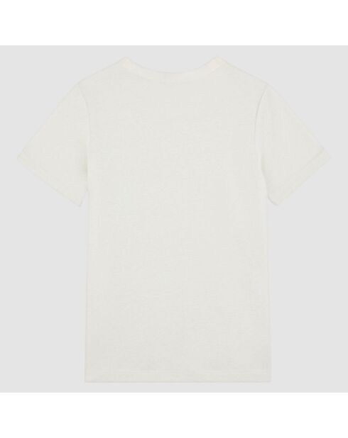 T-Shirt en Lin mélangé écru