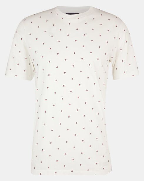 T-Shirt Microprint écru