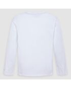 T-Shirt en Coton impression Londres blanc