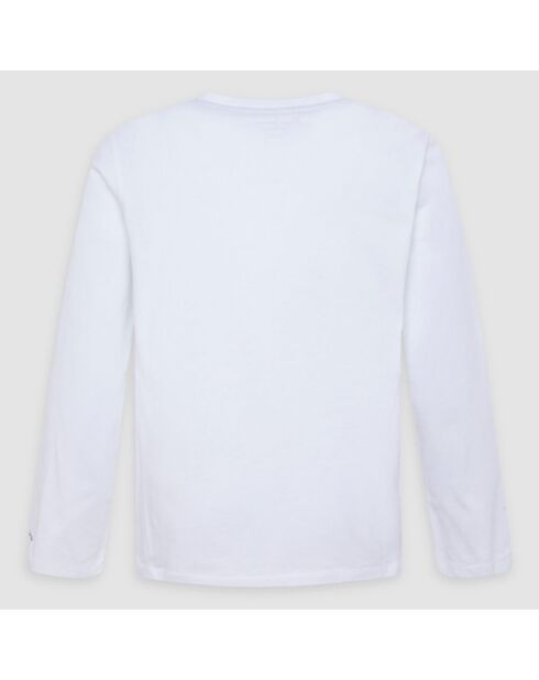 T-Shirt en Coton impression Londres blanc