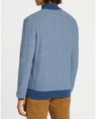 Pull col montant Armur bleu moyen