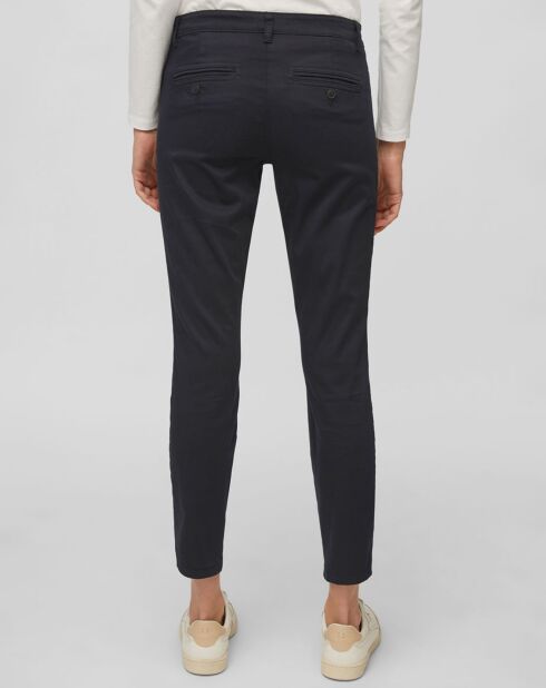 Pantalon slim Laxa bleu marine