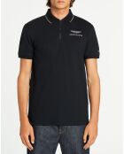 Polo en jersey Regular Fit rayé Aston Martin Racing noir