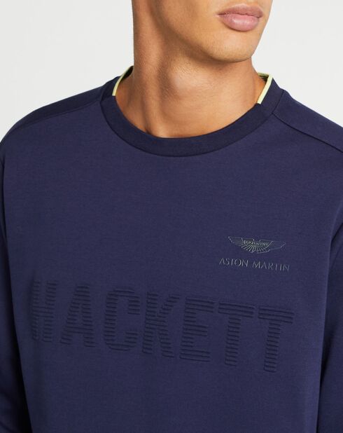 Sweat Aston Martin Racing bleu marine