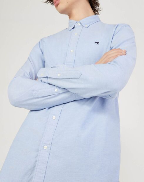 Chemise Regular Fit Oxford bleu clair