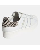 Baskets en Cuir Superstar Bold blanches