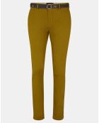 Pantalon chino Regular Fit Stuart kaki clair