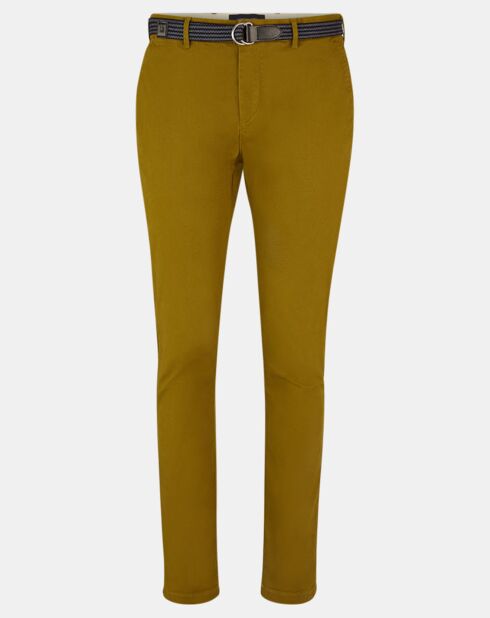 Pantalon chino Regular Fit Stuart kaki clair